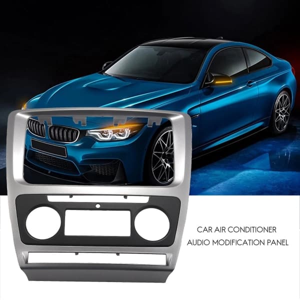 Til Skoda Octavia Stereo Panel Monterings Dashboard Kit Trim Ramme A Sølvgrå