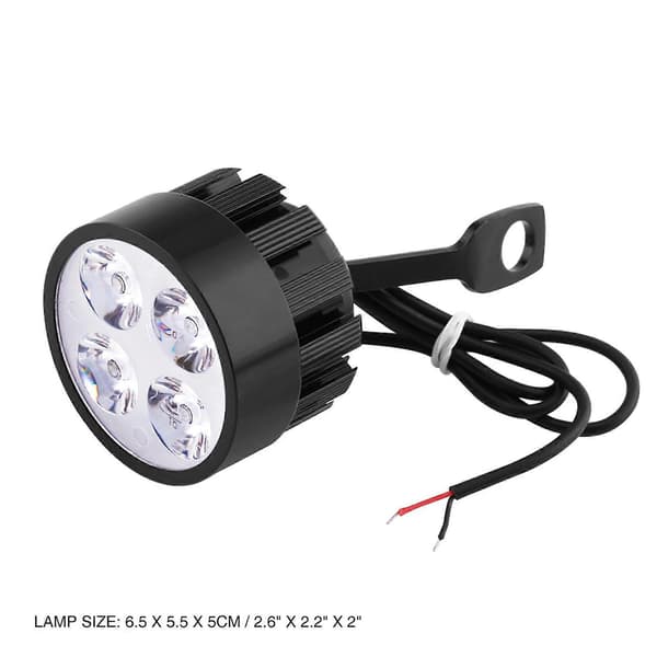 1 Par Universal Motorsykkel LED Kjørelys Tåkelys Spotlight Lampe
