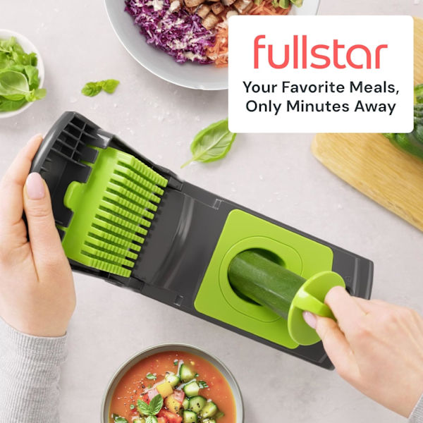 Original Profesjonell Grønnsakskutter — Grønnsakskutter og Spiralizer, Mathakker med Beholder Green