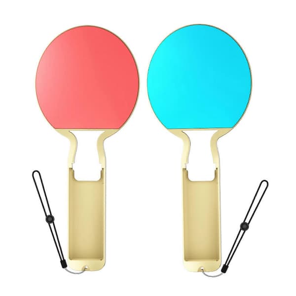2x Bordtennisracket för Switch OLED - Ergonomisk design för Switch-kontrollern, spelkonsoltillbehör