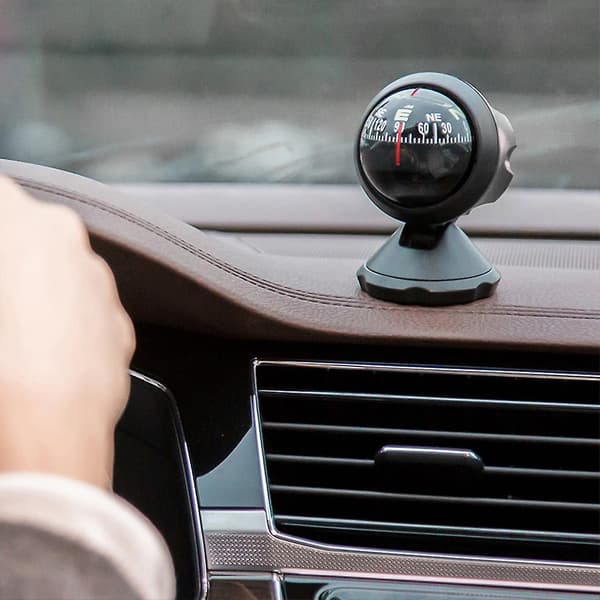 Bil LCD Display Måler Ur Termometer Voltmeter Højtemperaturbestandig
