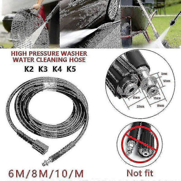 2024 Sopii Karcher K2 K3 K4 K5 6m / 8m / 10m Painepesuriletku Letku 8m