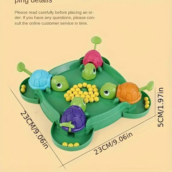 1 Set Hungry Little Turtle Spel, Förälder-barn Interaktion Multiplayer Spel Bordsspel Pedagogisk Leksak, spelgåva