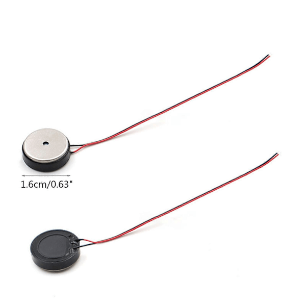 10 st 16mm 1W 8 Ohm Interna Magnet Högtalare för DVD/EVD