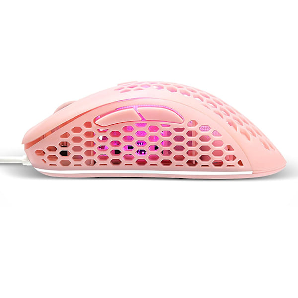 Chicken Hole In The Mouse Rosa Mikrobrytare Laptop E-sport Gaming Flerfärgad Rgb Datortillbehör Ihålig Mus Grön