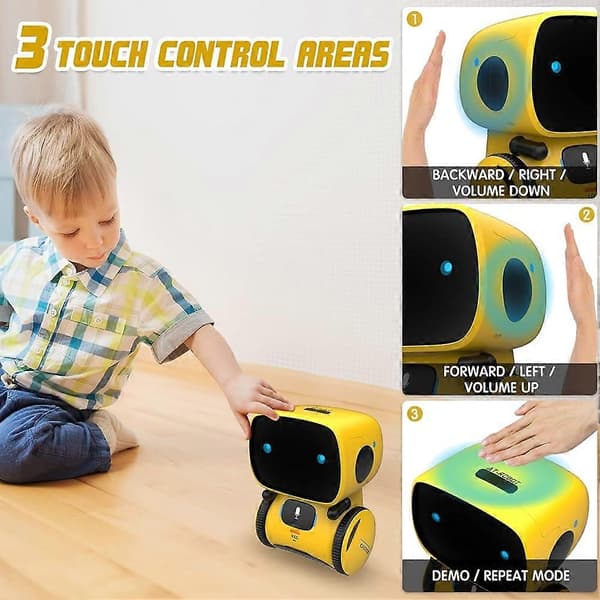 Smarta Robotleksaker för Barn, Lämpliga för Pojkar och Flickor över 3 År, Presenter Blue