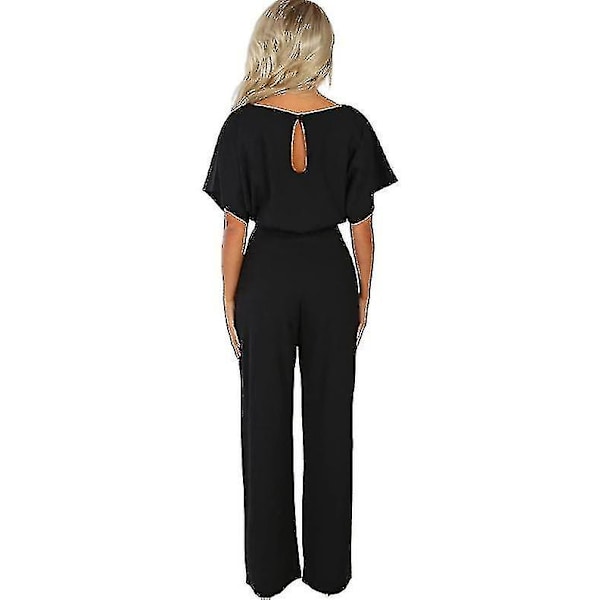 Dam Jumpsuit Casual Vida Ben Byxor Kvinnor Kväll Fest Lång Playsuit