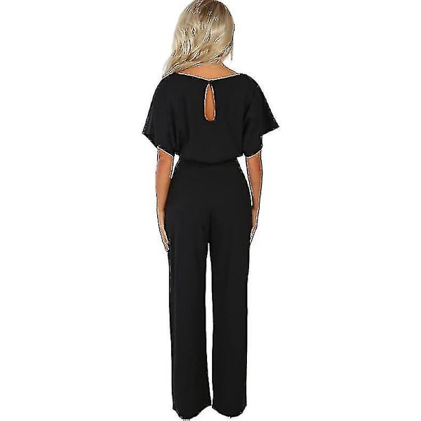 Dame Jumpsuit Casual Bred Ben Wide Legs Aftenfest Lang Playsuit