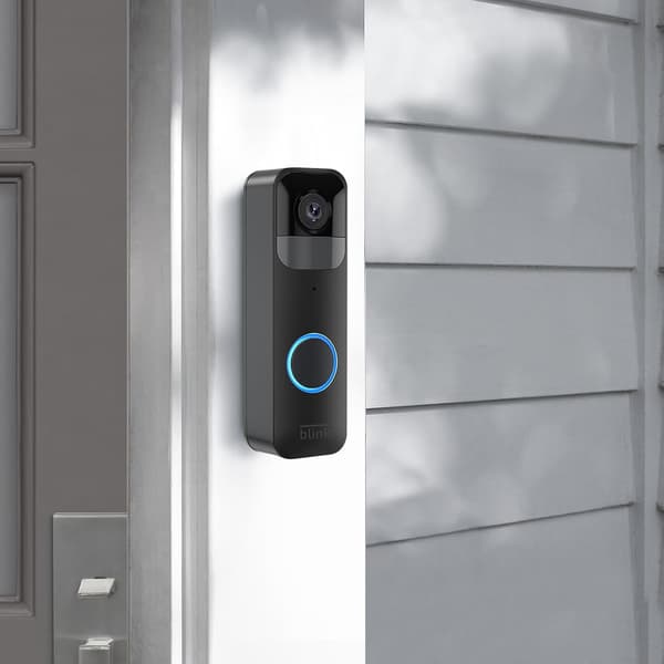 Passer til Blink 2023 bundplade video dørklokke plastik snap-on bagpanel