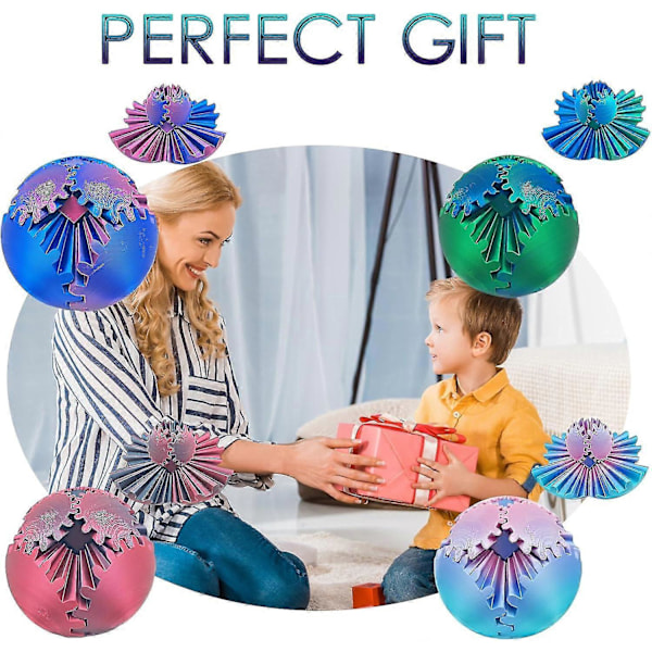 3D-printet tannhjulskule spinnkule fingertupp leker tannhjulskule populære fingertupp leker stresskule 8 cm
