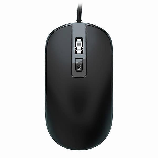 Gaming-mus med ledning, USB, ergonomisk design, 1000 dpi, for bærbare og stasjonære datamaskiner