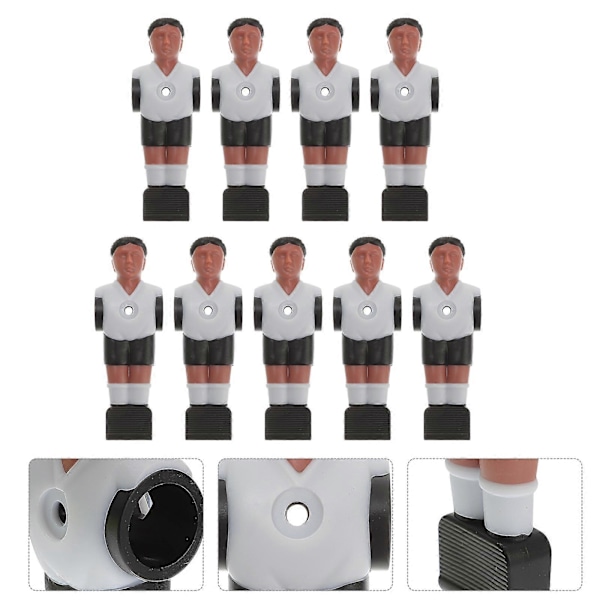 9 stk Bordfodbold Fodboldmand Udskiftning Fodboldbord Dele Fodbold Fodbold Udskiftninger