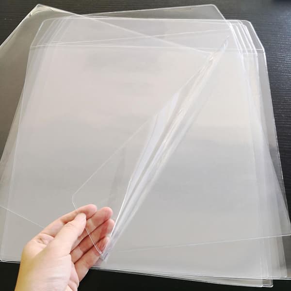 10 stk/pose PVC-materiale ydre ærme plade beskyttende pose cover