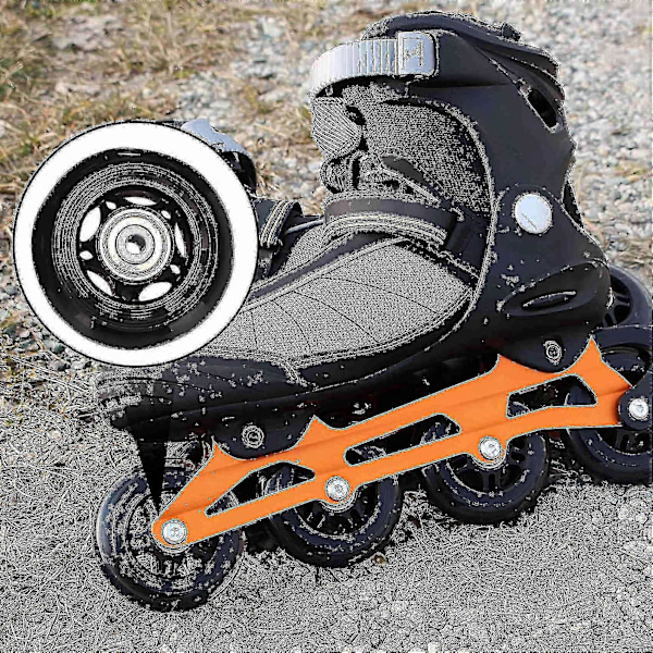 Inline Skate Hjul 64mm Udskiftningssæt til Indendørs og Udendørs Rulleskøjteløb