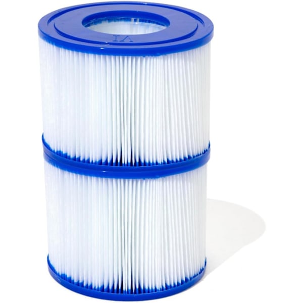Lay-Z-Spa Filterpatron VI för Alla Lay-Z-Spa Modeller - 2-Pack, Vit