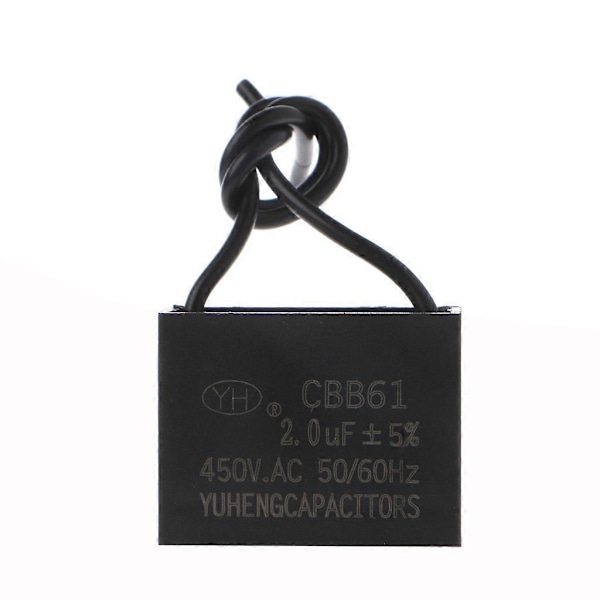 CBB61 450V 1/2/3/4/5/6/10 uF Kattokipin Moottorin Käynnistys- ja Käyttökondekaattori