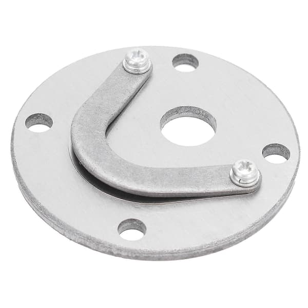 Luftkompressorventilplate Tungeform U Metalldel Tilbehør Erstatningssett 3/8in 45x47mm