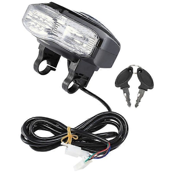 60V Angel Eyes LCD Lys Hastighedsdisplay Batteri Højttaler Forlygte Strømafbryder Nøgle til Citycoco Elektrisk Scooter