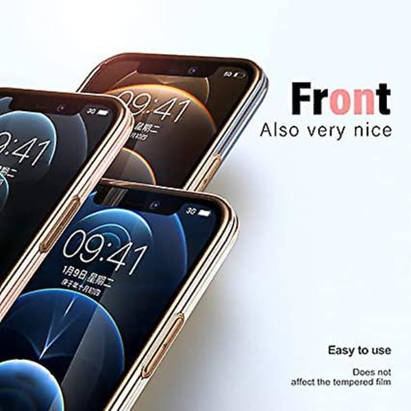 Kompatibel med iPhone 13 Skal Silikon Tunn Glitter 360 Graders Skydd Begränsad Utgåva Imitationsläder Omslag Skal för iPhone 13 (6.1'')