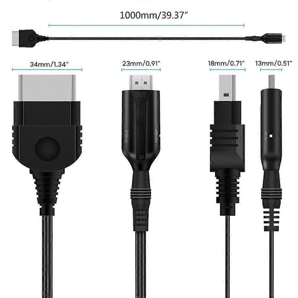 Video Audio Konverter Komponent Adapter Kabel Nyttig XBOX til HDMI-kompatibel Spil High Definition Link Kabel Tilbehør