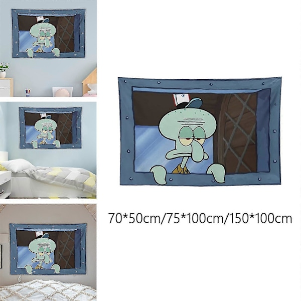 Cartoonvävnad Roliga Vävnader Bakgrund för Sovsal Vardagsrum Väggdekor 70cmx50cm - JA