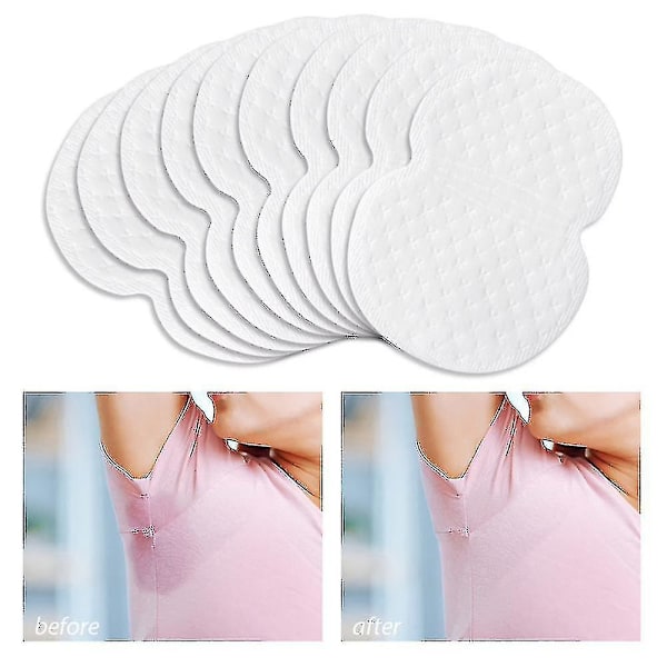 100 st/set Underarm Pads Kläder Svettavvisande Deodorant Pads Armhåla Vård Svettabsorberande Pads Deodorant För Kvinnor Män