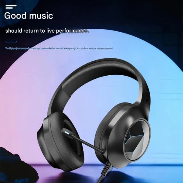 Thunderobot H10 Over-Ear Computer Hovedtelefoner til Stationære og Bærbare Computere, USB Hovedtelefoner, Blu-ray Gaming Hovedtelefoner, Stereo