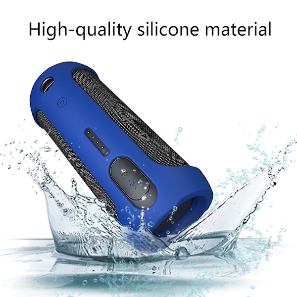 Dragbart högtalaröverdrag för JBL Flip Essential Skyddande hållare förvaring för fodral