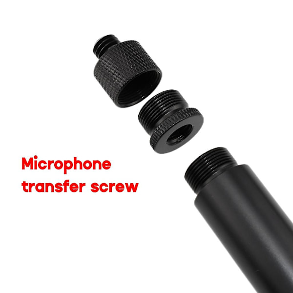 Mikrofonstativadapter Aluminiumlegering - 5/8 3/8 1/4 Skruvadapter för Kamerastativ