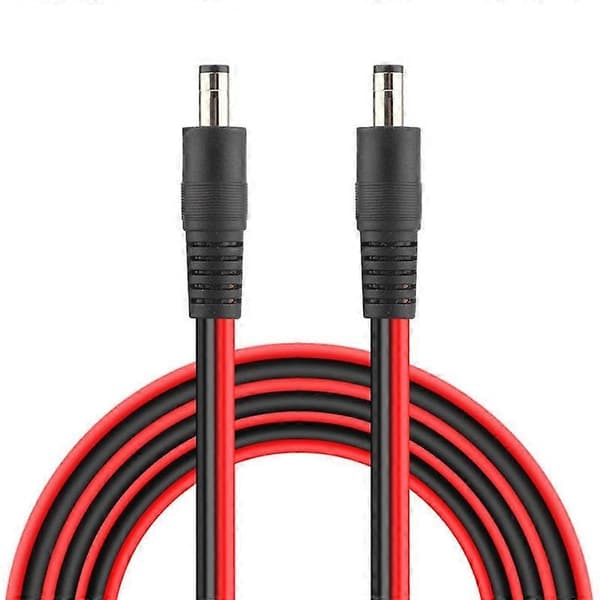 Hann til Hann Forlengelseskabel 5,5x2,1mm Strømadapterkabel for LED-stripe