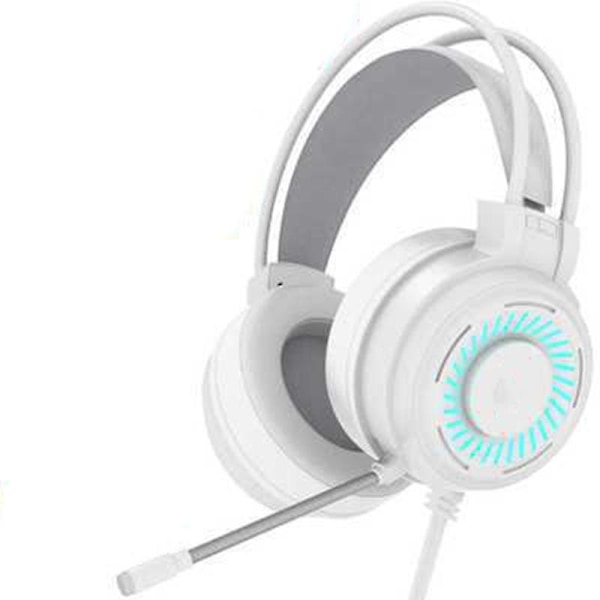 Lättvikts Stereo Gaming Headset med LED-bakgrundsbelysning, Cool RGB Regnbåge