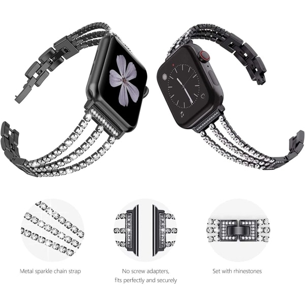 38mm 40mm 47mm Vogue Smykkeur Armbånd til Ursamling Rosaguld X (38mm/40mm)