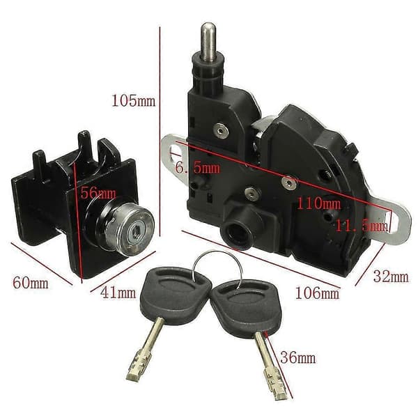 Lock Craft Ovenluukun Lukko + 2 Avainta Transit Mk6 2000 - 2006 Transit Connect 2002-2013