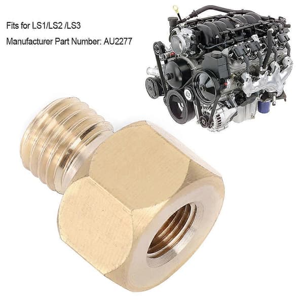 1/8 NPT til M12 x 1,5 Vandtermometeradapter Passer til LS1 LS2 LS3 AU2277