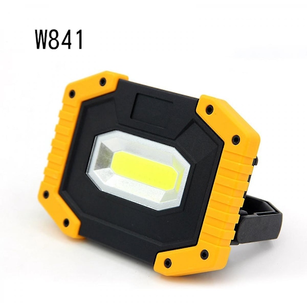 COB Multifunktionell Bärbar Laddningsbar Floodlight LED Arbetslampa Nödmarknadslampa Bärbar Bländning