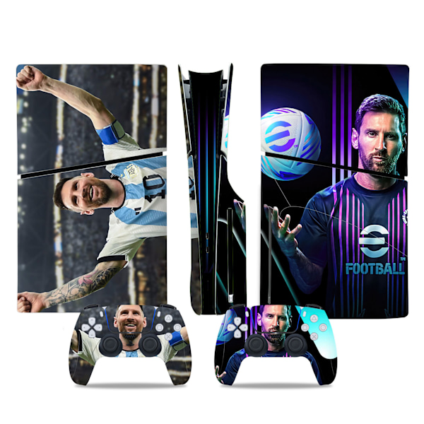 PS5 Slim Klæbende Hud CD-drev Edition Sticker Cool Dekorativ Sticker (Trådløs Controller, Disk)