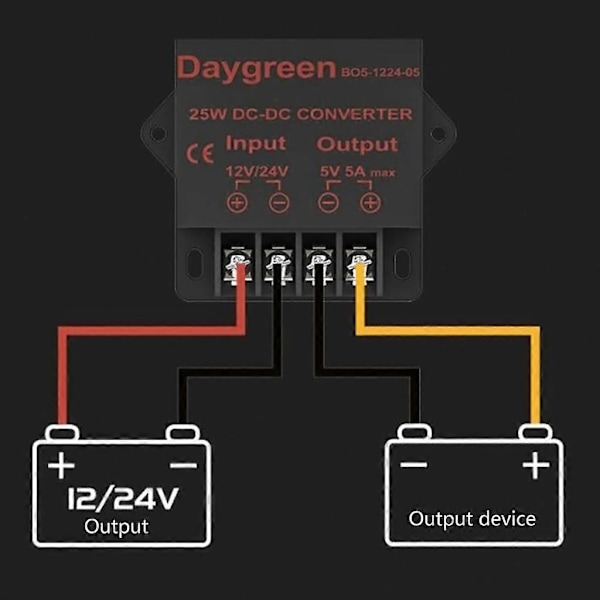 25W Step-Down Modul DC12V 24V til 5V 5A Konverter Regulator Step Down Reducer 3D Printer Tilbehør til Digitalt Produkt