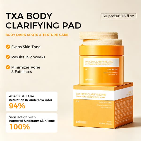 TXA Body Clarifying Pad (Tranexamsyre Kropsoplysende Rensende Pad) 1pcs