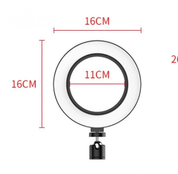6 tommer Fyldlys Ringlys Supplerende Lys LED Skalerbart Fyldlys