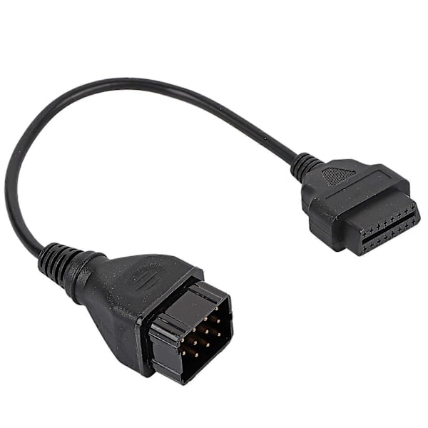 Diagnostisk Kabel OBD2 Stik 12-polet til 16-polet Adapter Biltilbehør Forlængelse