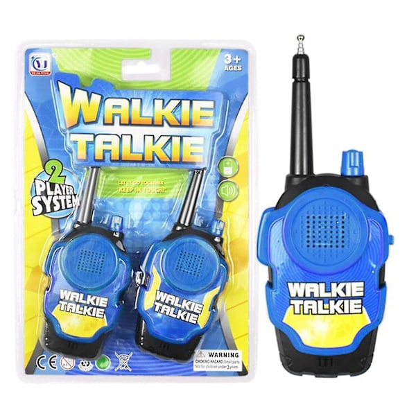 2 stk Mini Walkie Talkie Elektroniske Lekebiler Bærbar Toveis Radiosett