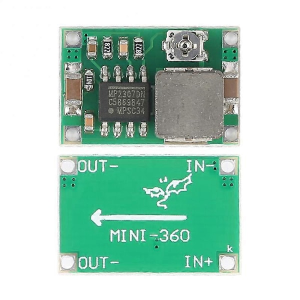 1 st Mini 360 Aviation Modul Mini 360 DC Spänningsomvandlare 2A Nedsteg