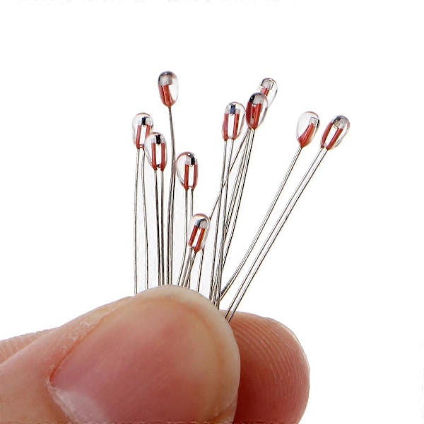 10 st/paket 3D-skrivar NTC Termistor 100 K Noggrannhet 1% B-värde 39501.8MM Temperatursensor 3D-skrivardelar