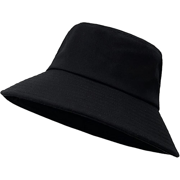 Hinkar för kvinnor Solstrandhatt Unisex Tvättad Bomull Packbar Sommarresor Utomhus Fiskehattar Upf 50+