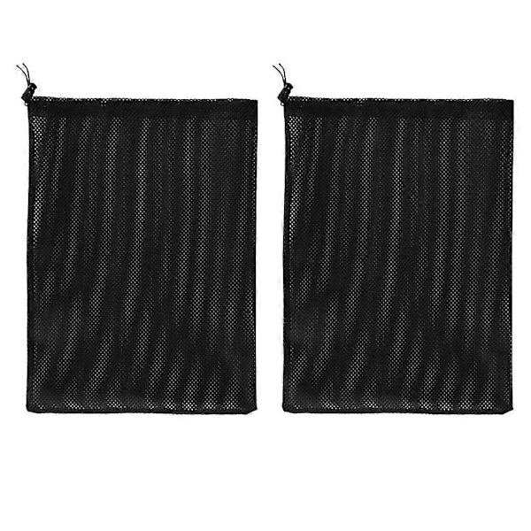 2 stk Små Fontene Pumpe Dam Pumpe Barrierepose Media Filterpose Mesh Filter Trekkstrengposer Meshpose Pumpe