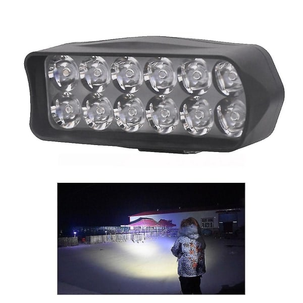 12v-80v elektrisk sykkel frontlykt motorsykkel e-sykkel LED frontlykt trehjulssykkel lys 16 led sykkellykt