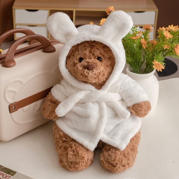 Jellycat-pehmolelu Bartholomew-karhun kylpytakki