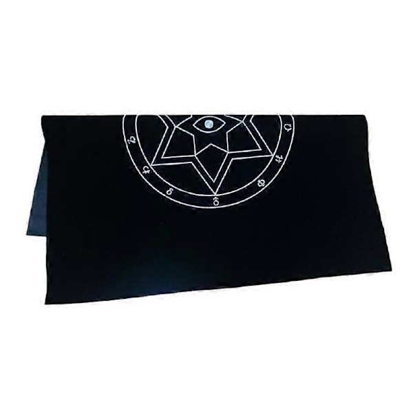 50x50cm Kunst Tarot Pagan Altar Dug Flanel Dug Borddæk Divination Kort Kvadrat Vægtæppe Dekoration