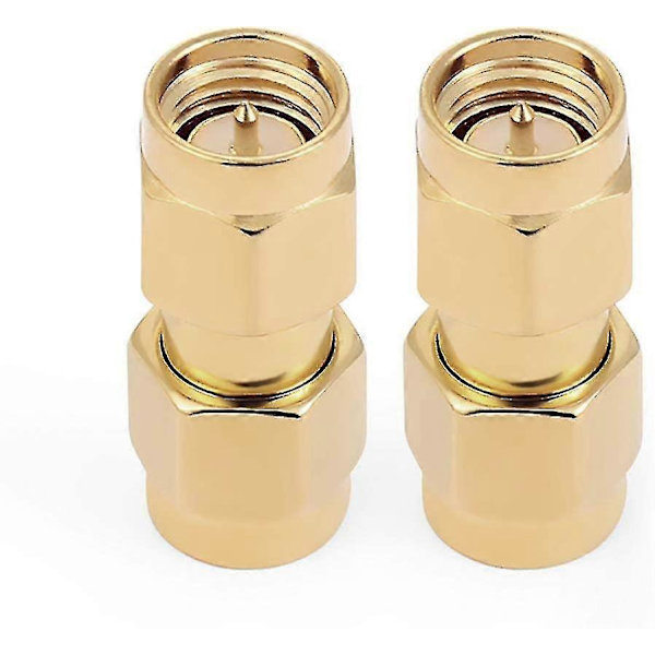 RF Koaksial Adapter Stikkontakt SMA Koaksial Jack Stikkontakt SMA Han til SMA Han (5-pak)