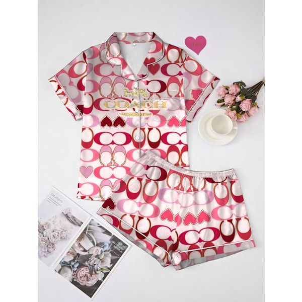 Snygg pyjamasuppsättning (utan tofflor) 9